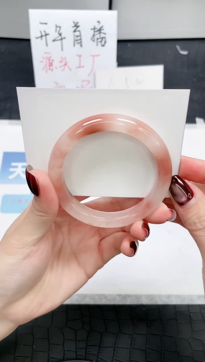 【闪购商品】石英质玉手镯未镶嵌Q91-54.2