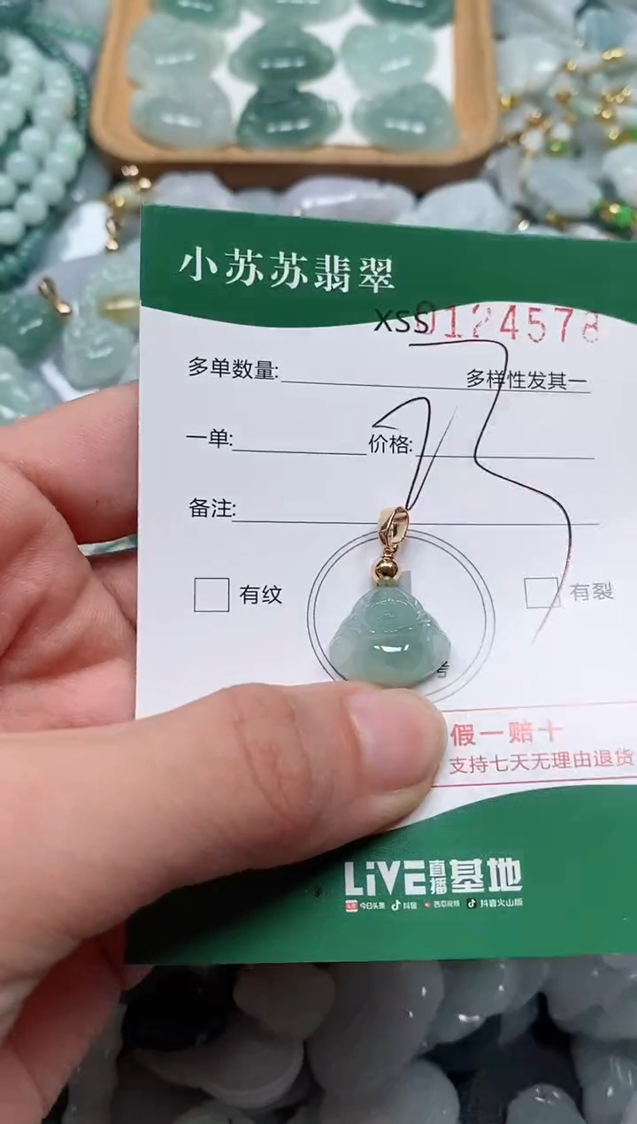 【闪购商品】翡翠颈饰未镶嵌闪购商品0124578