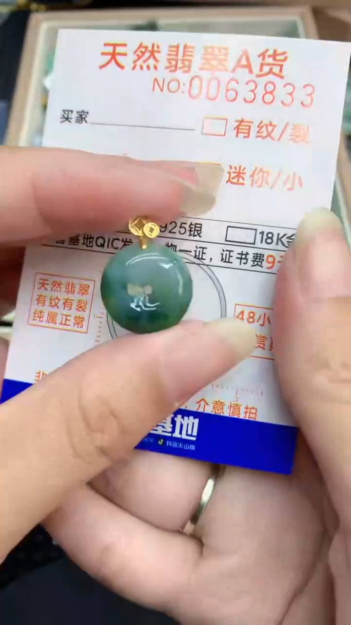 【闪购商品】翡翠颈饰未镶嵌000000008