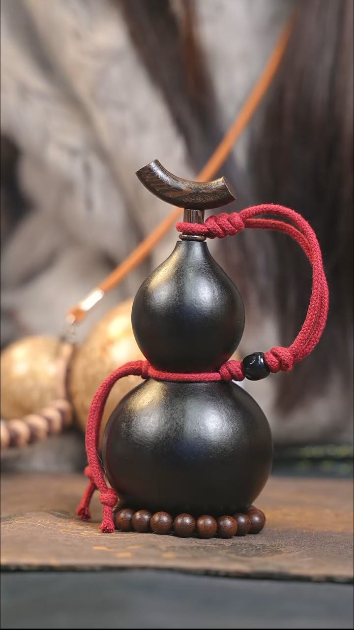 【闪购商品】XQ141大漆酒葫芦不包手串及旋转底座