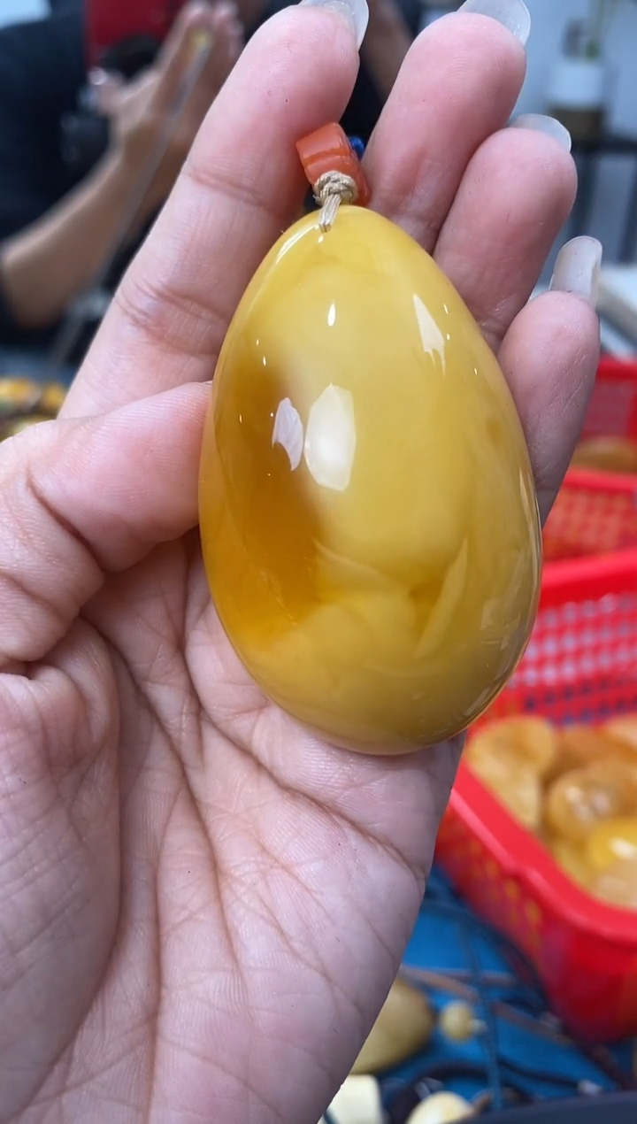 【闪购商品】琥珀裸石未镶嵌天然琥珀蜜蜡水滴