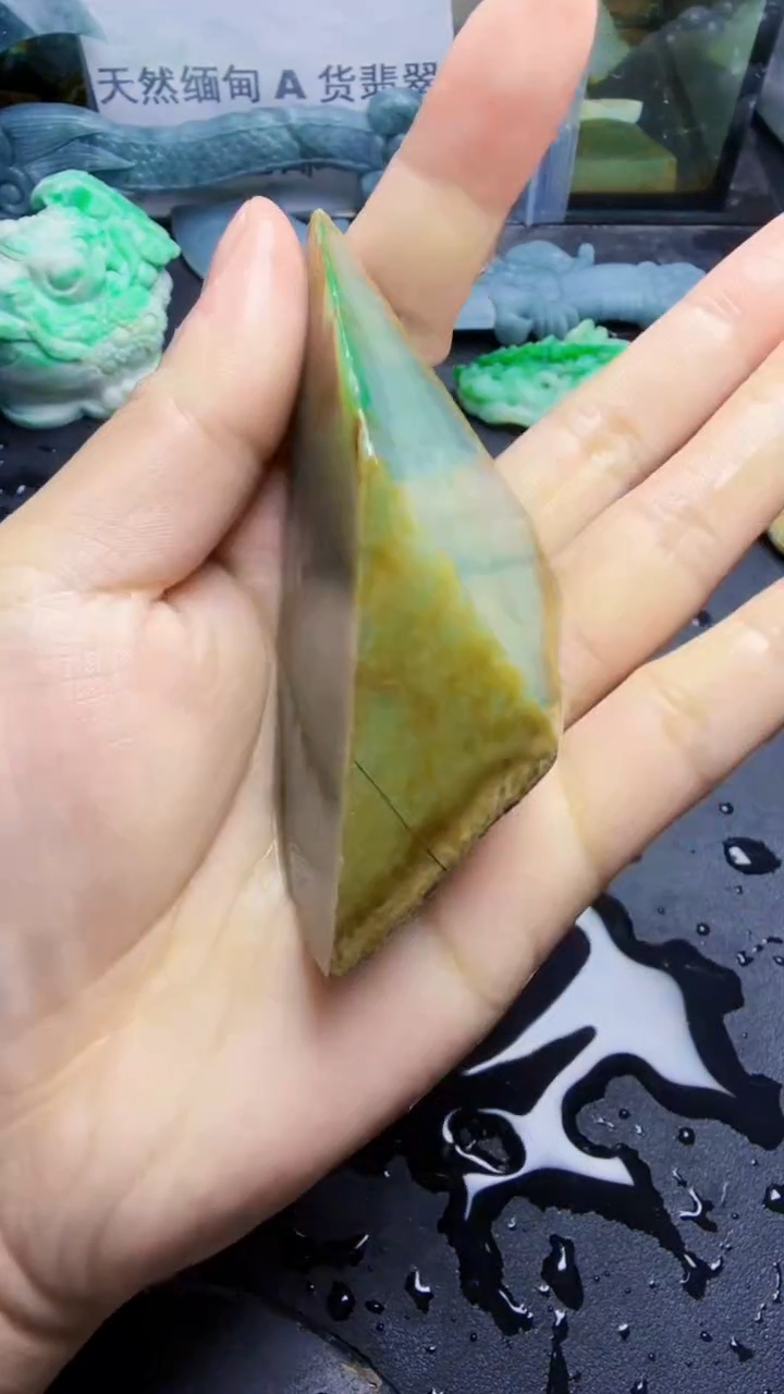 未镶嵌挂件翡翠天然翡翠066