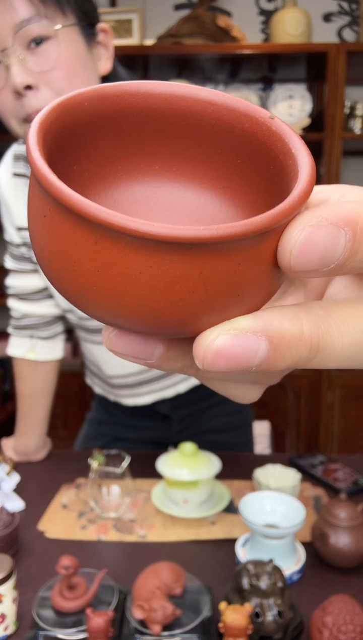 抱月紫砂杯喝茶用