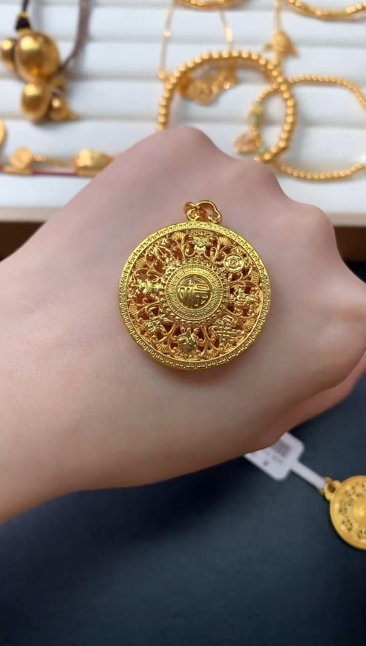 定制足金吊坠(不含链)Z383|3556