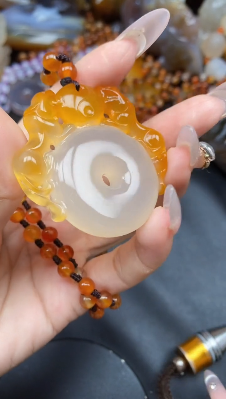 【闪购商品】玛瑙/玉髓颈饰未镶嵌ll