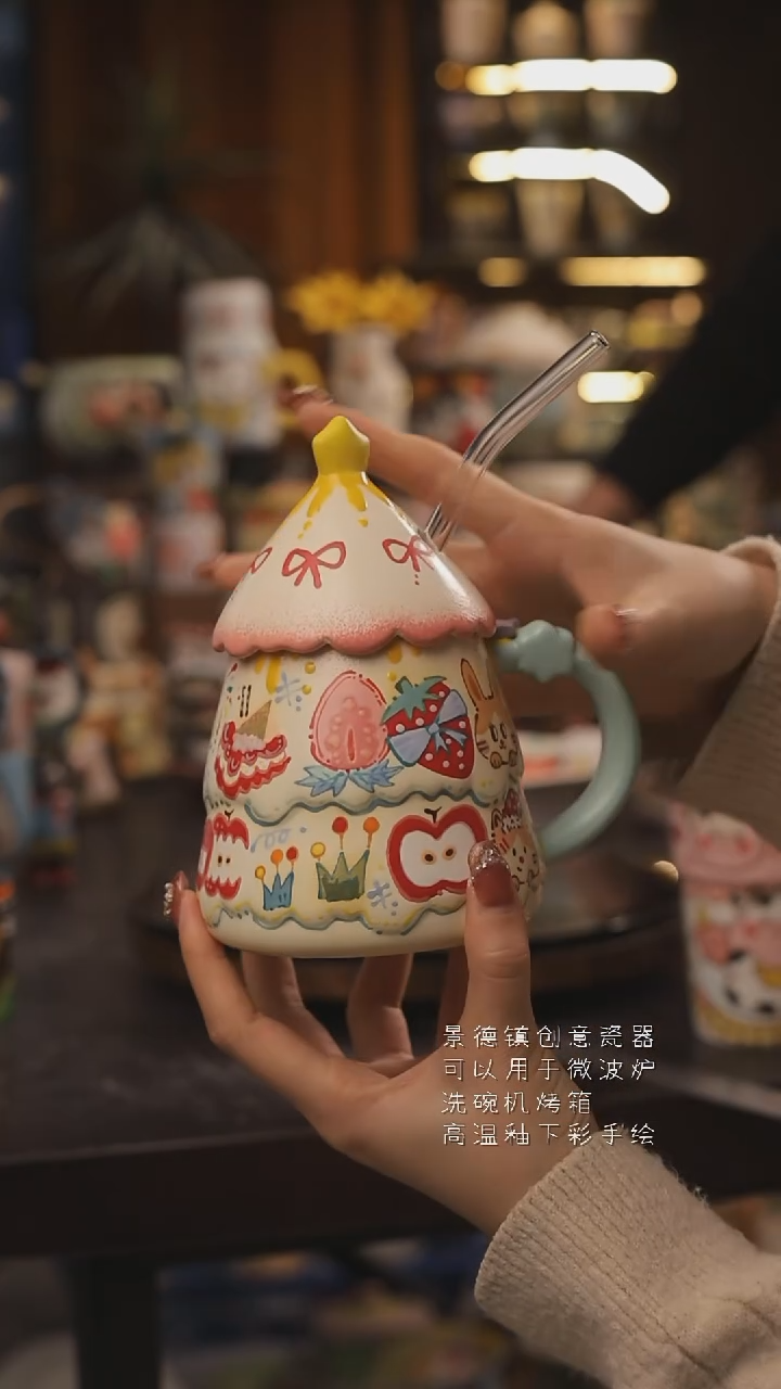 景德镇釉下彩绘设计师款式陶瓷