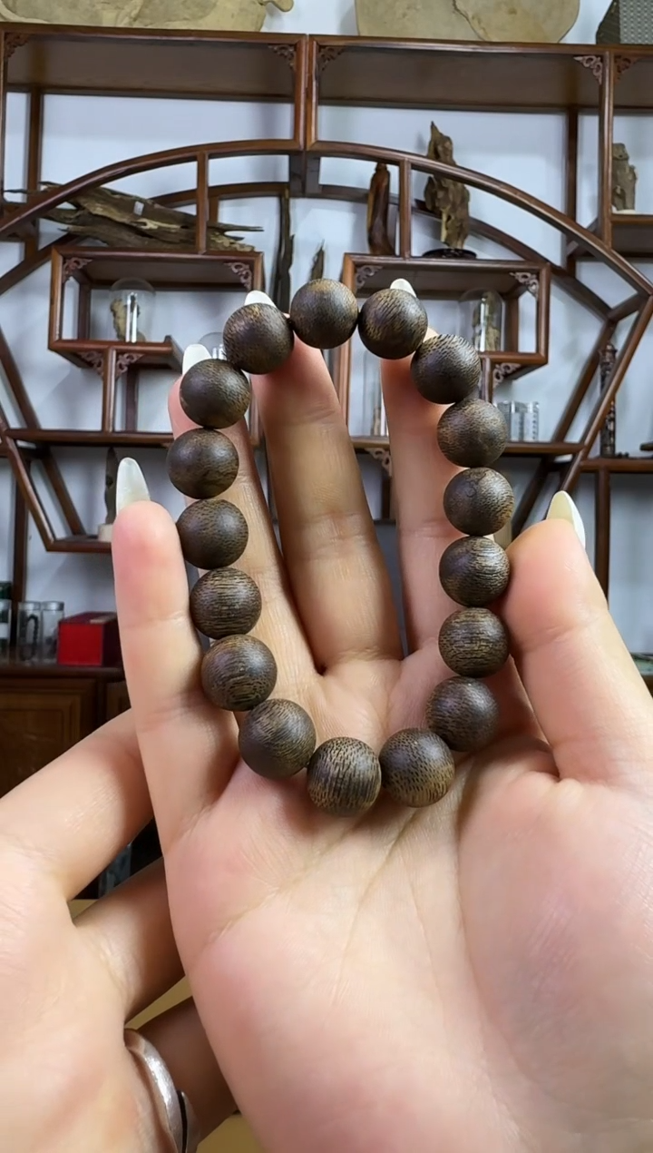 【闪购商品】沉香手串尖峰岭1.3天然野圆单