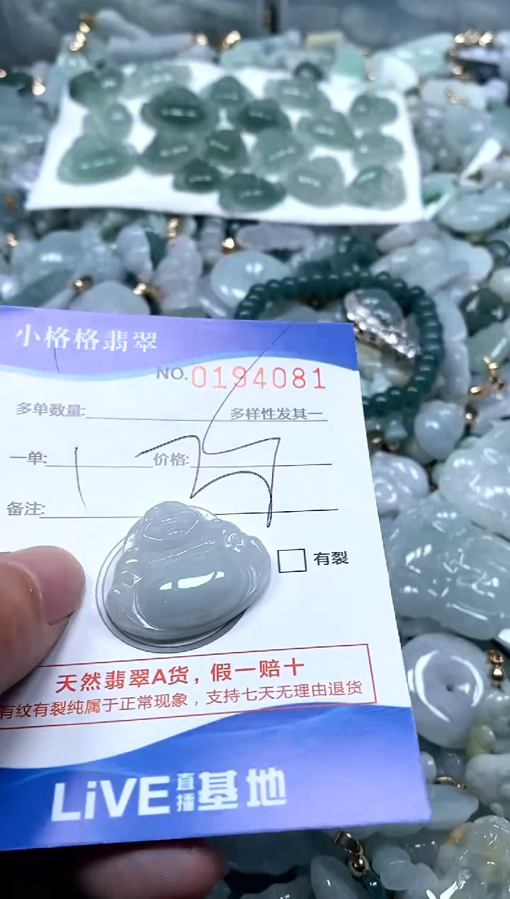 【闪购商品】翡翠颈饰未镶嵌闪购商品0194081