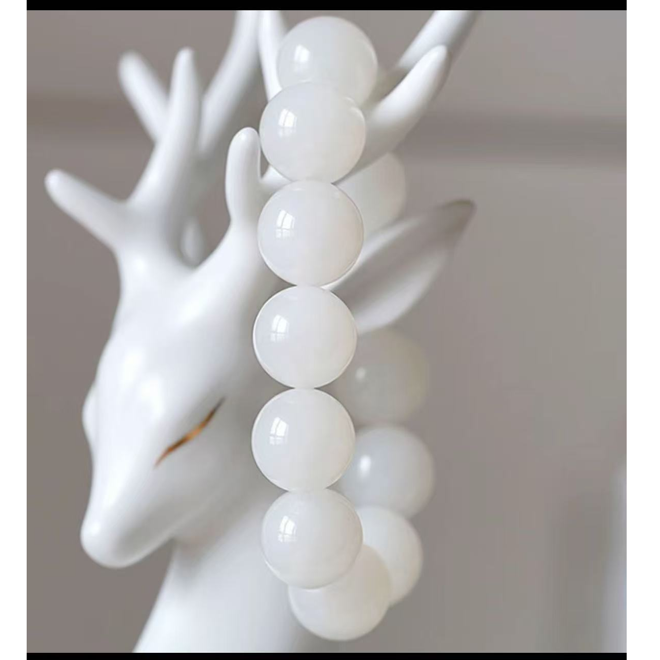 新疆一级白手串卡12mm w002