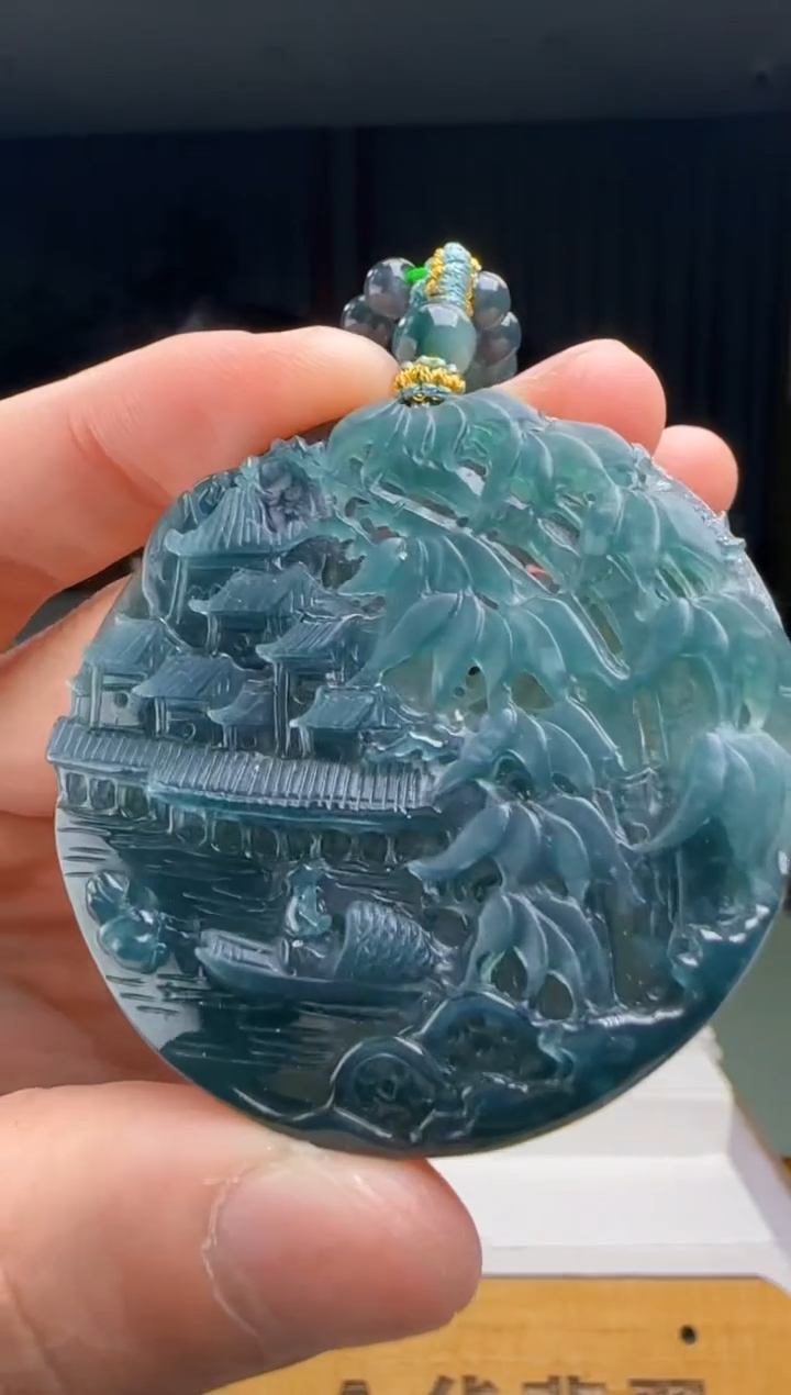 【闪购商品】翡翠吊坠(赠链)未镶嵌DY@@WS1WX27443