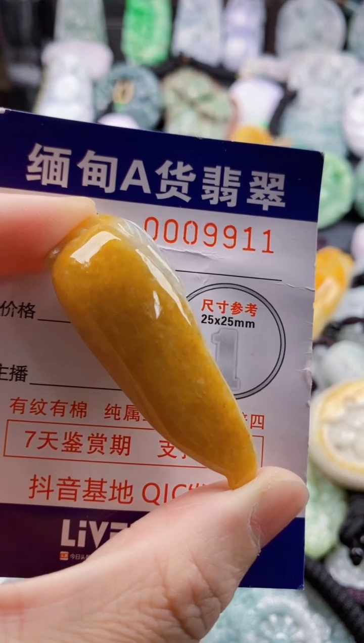 翡翠未镶嵌吊坠(不含链)1