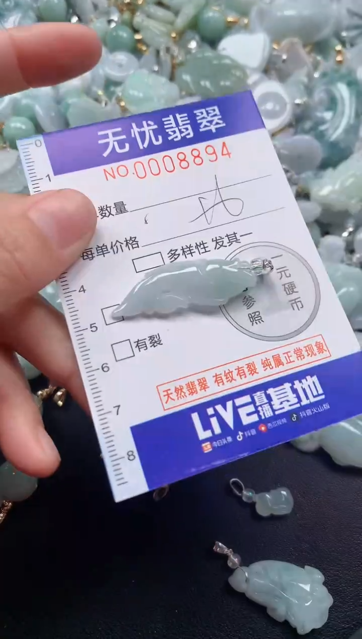 颈饰未镶嵌翡翠8894