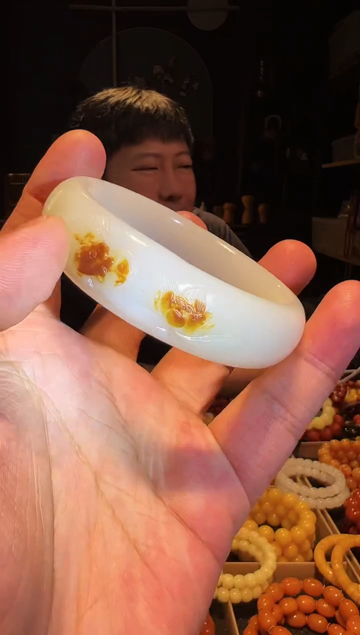 未镶嵌手串和田玉挂件58