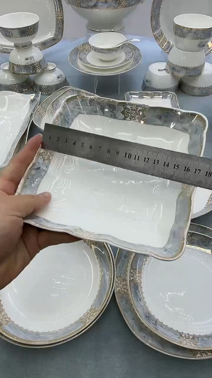 骨瓷开门大吉8南瓜正方2个