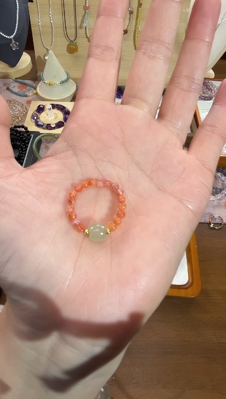 未镶嵌戒圈南红玛瑙【福利款】天然南红戒圈