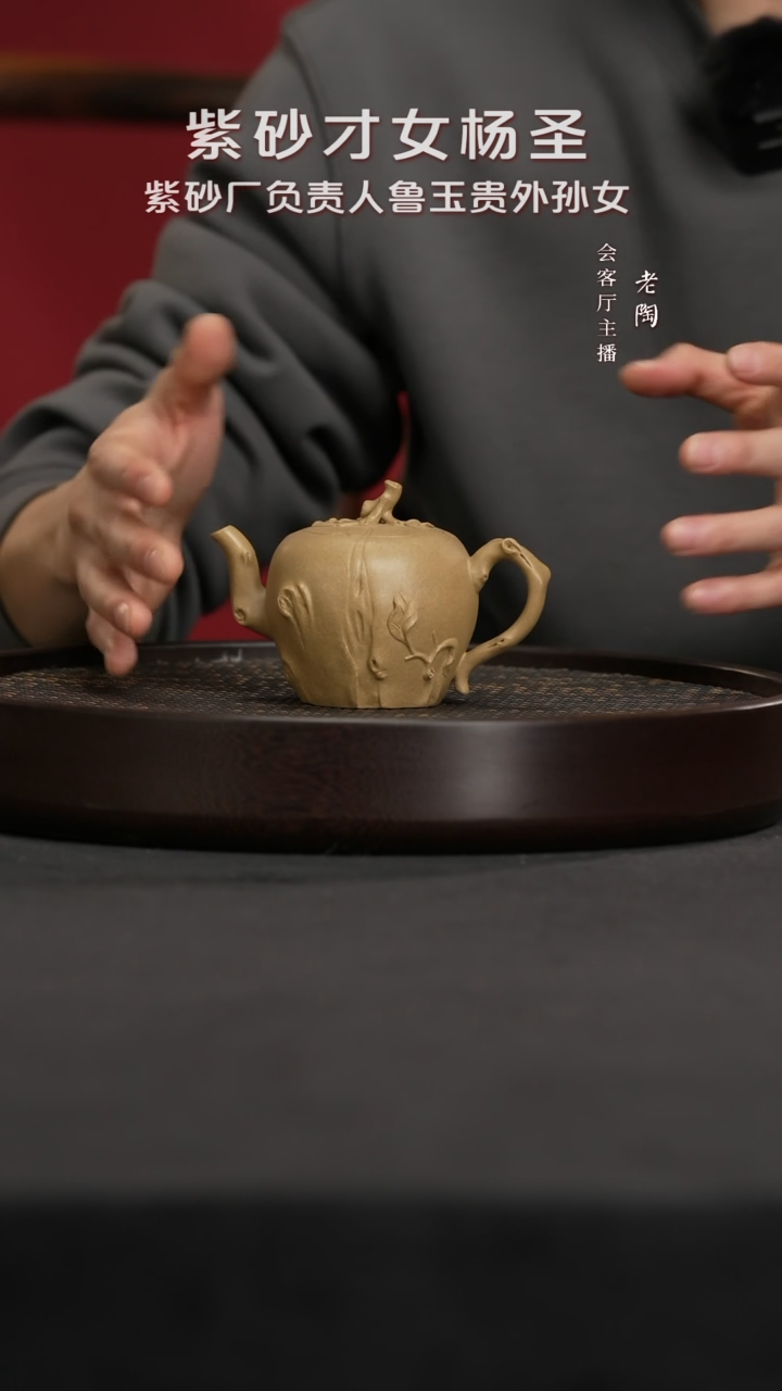 【闪购商品】紫砂茶壶陶YSS6杨圣秋意老段泥180