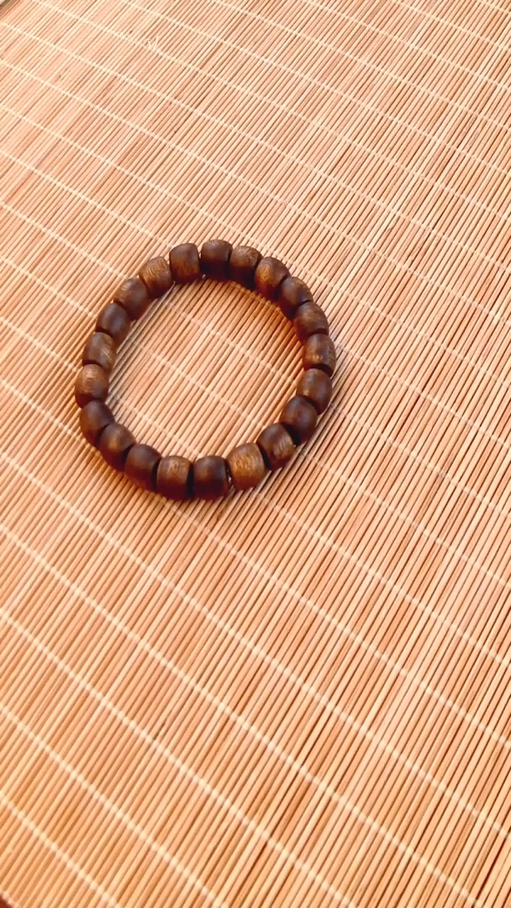 【闪购商品】沉香手串海南莺歌绿奇楠99沉顶卡9鼓珠单圈