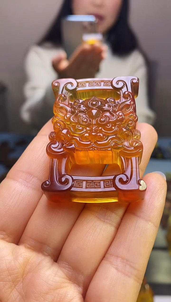 【闪购商品】琥珀颈饰未镶嵌SN1-91（经书扣）