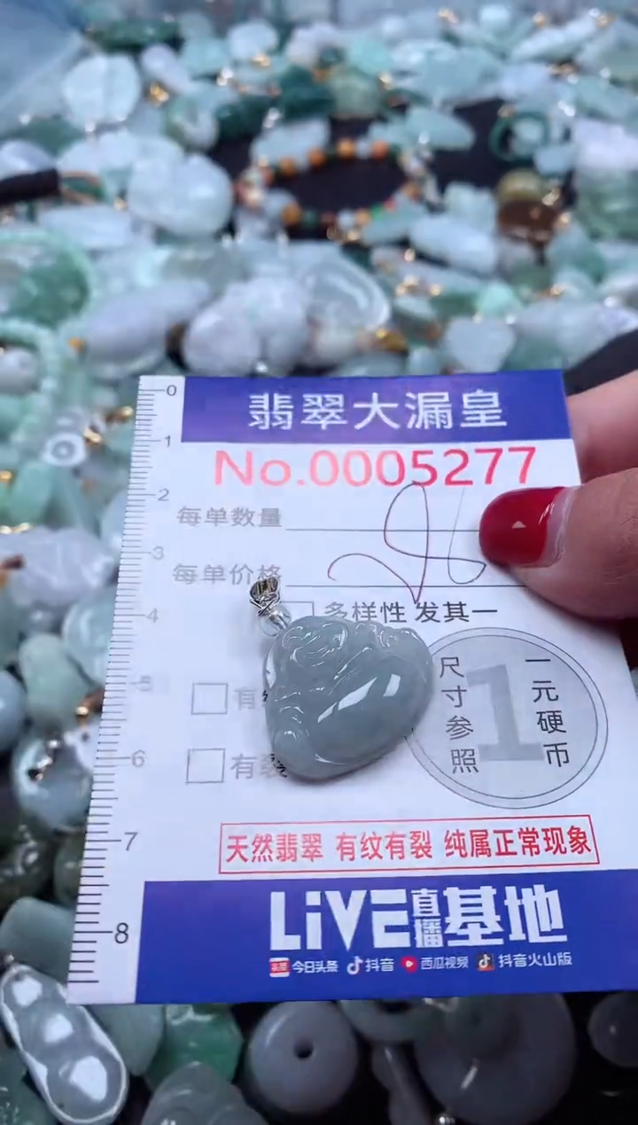 颈饰未镶嵌翡翠5277