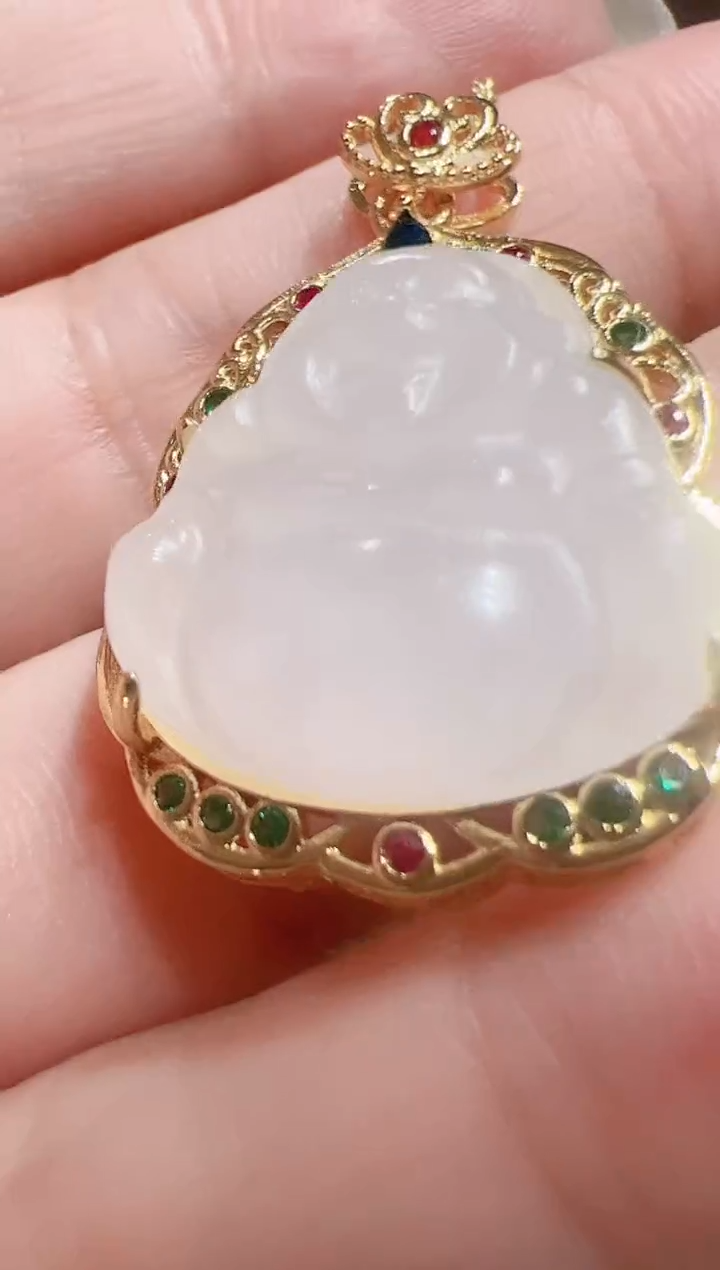 【闪购商品】和田玉颈饰合金202521917