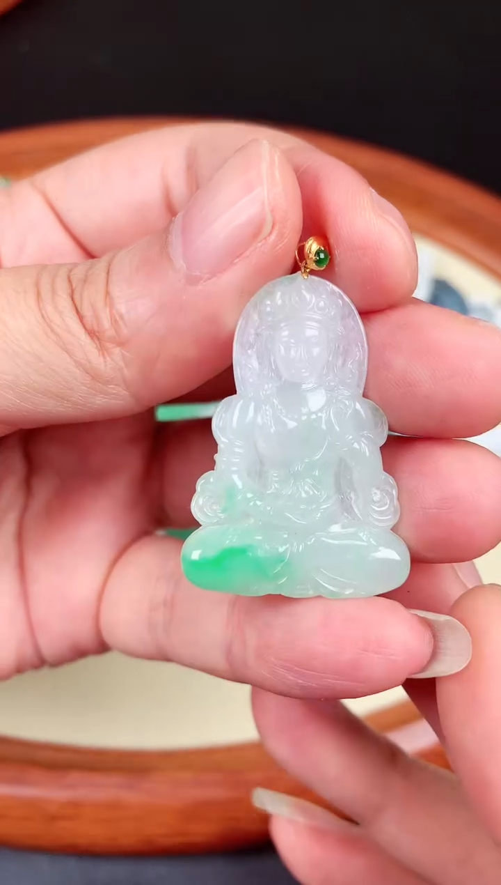 【闪购商品】翡翠吊坠(不含链)未镶嵌天然缅甸A货翡翠