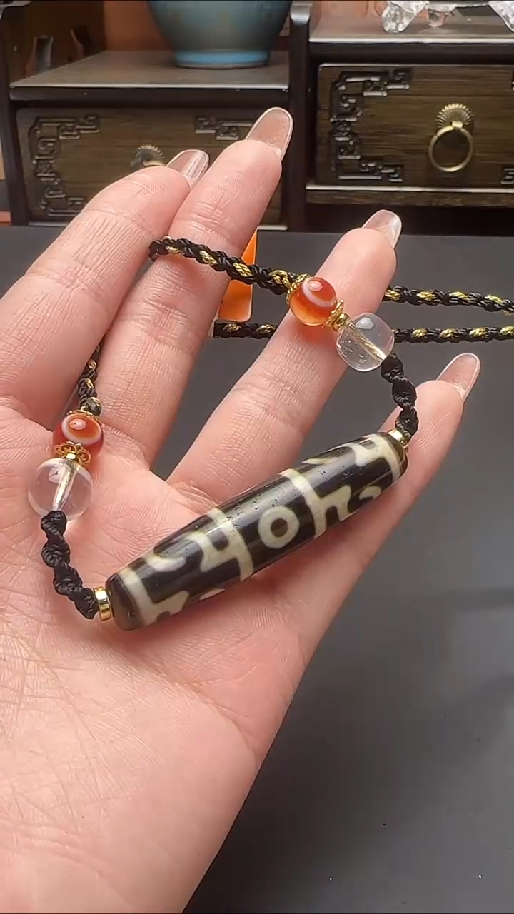 【闪购商品】玛瑙/玉髓颈饰未镶嵌上肯莲师三锁骨链