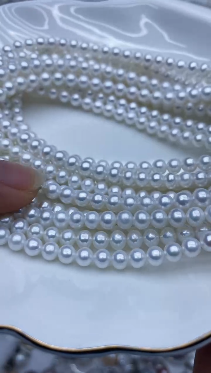 项链未镶嵌淡水珍珠项链多样性发其一