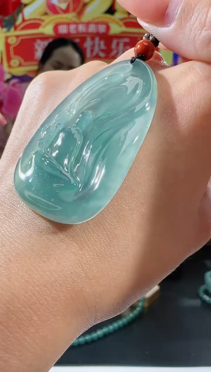 【闪购商品】翡翠吊坠(不含链)未镶嵌悟道多样性发一