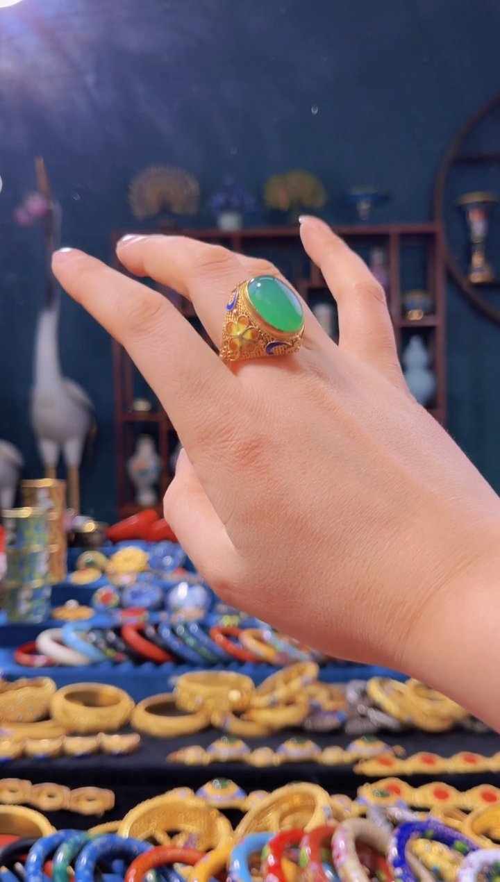 【闪购商品】非遗绝技 花丝懋隆戒指 