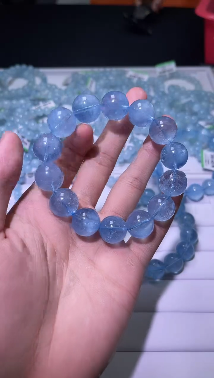 1海蓝宝石（处理）X102-海蓝宝单圈-多样性发其一