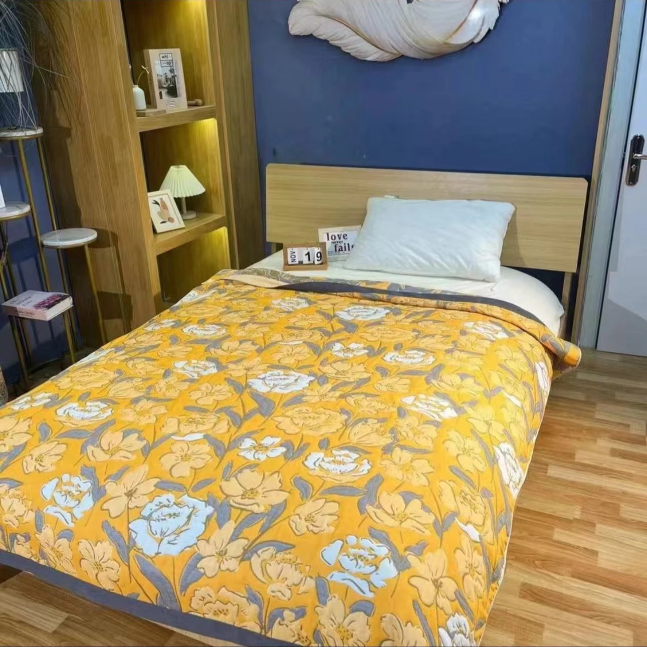 【沐恋】1.5*2纱布毯盖被毛巾被多功能盖毯纱布盖毯