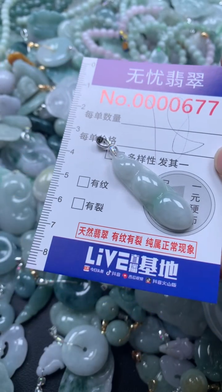 颈饰未镶嵌翡翠677