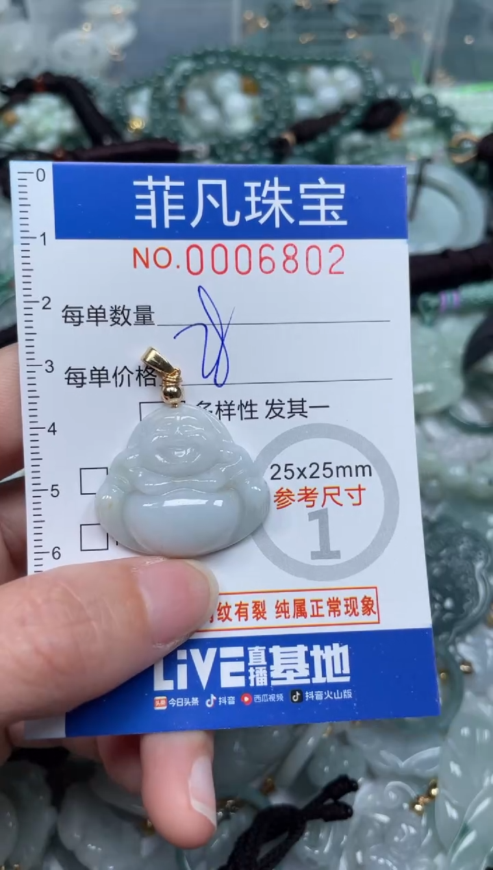 【闪购商品】翡翠颈饰未镶嵌00..6802