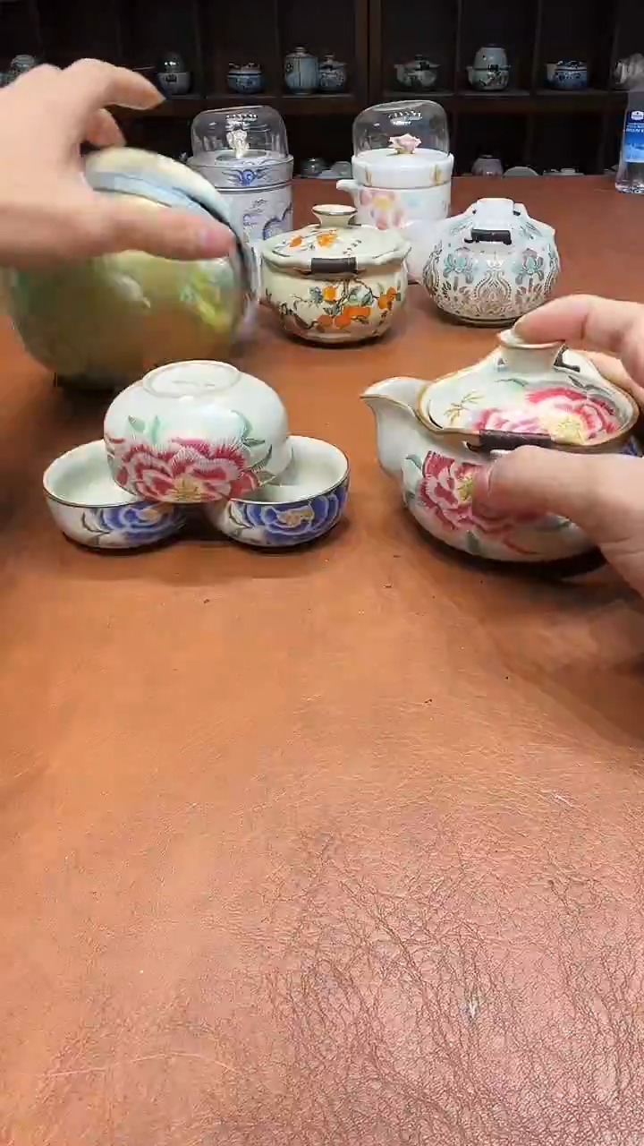 牡丹微瑕高雅艺术瓷简单清