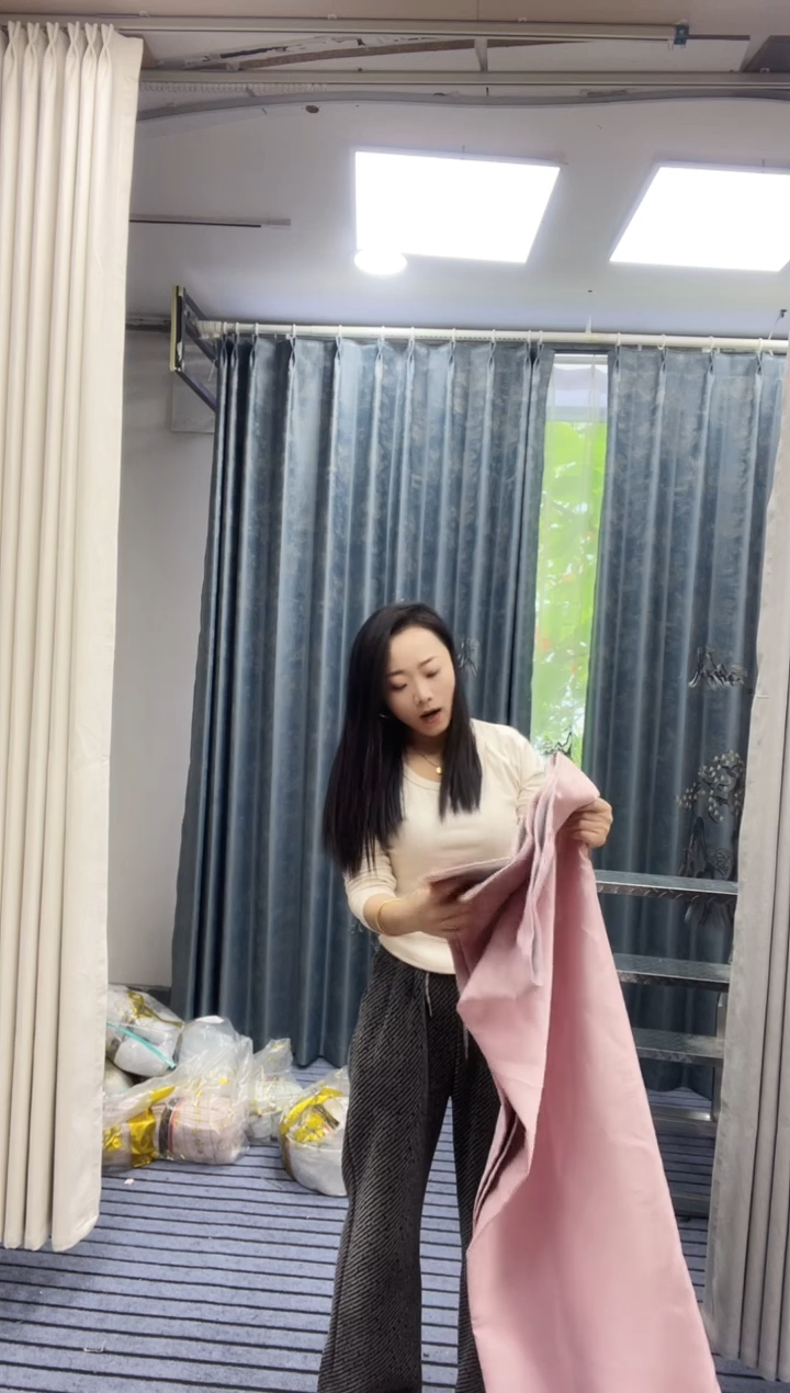 混纺棉麻262号 孤品窗帘