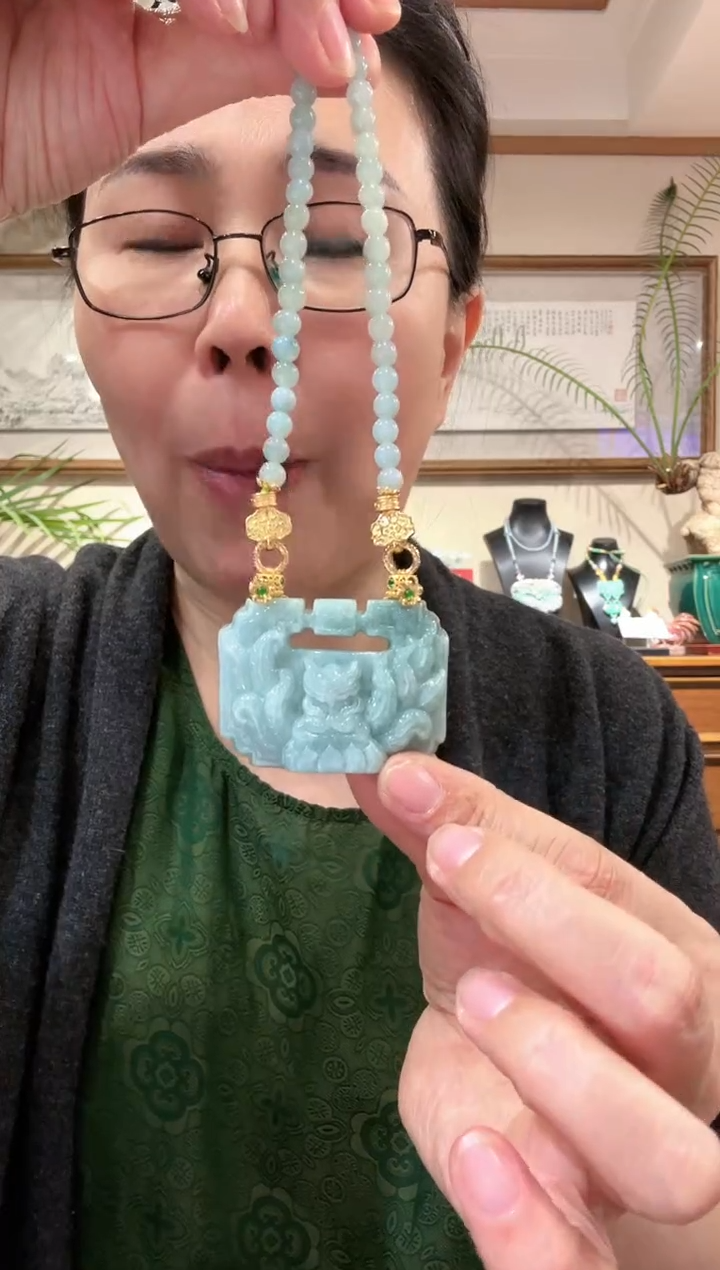 【闪购商品】翡翠颈饰未镶嵌国风