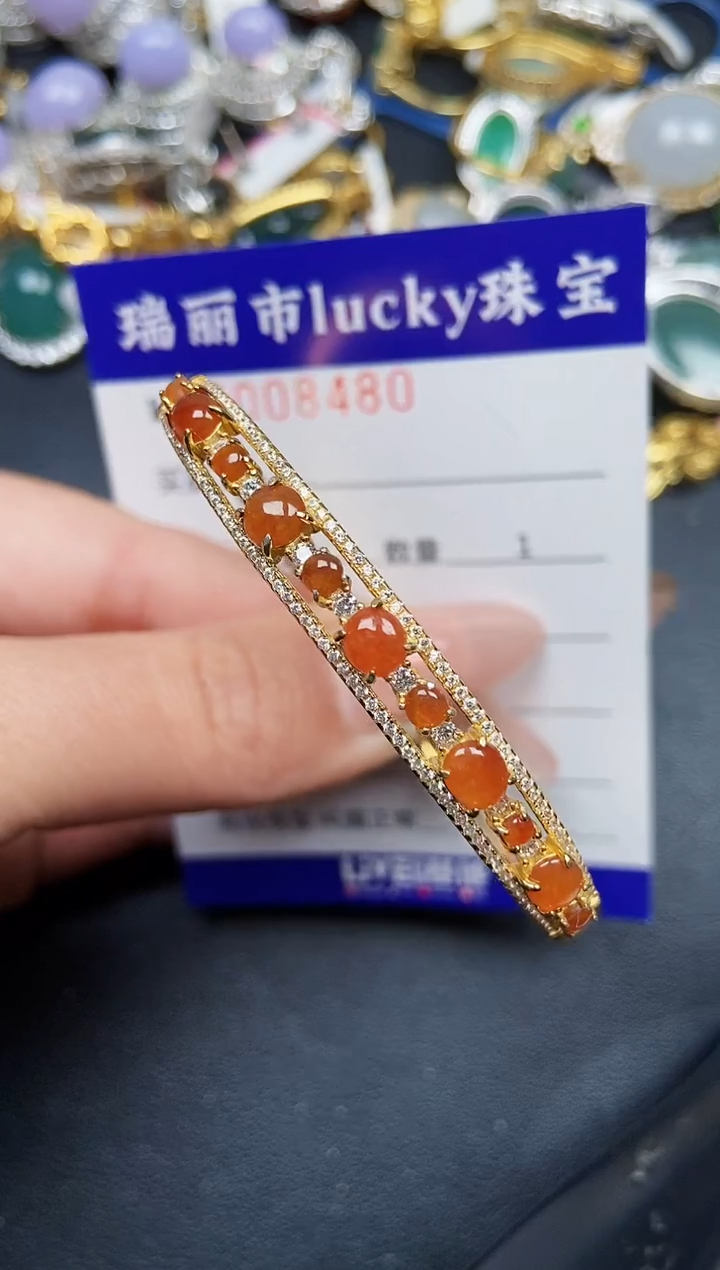 【闪购商品】翡翠颈饰银S925镶嵌8480