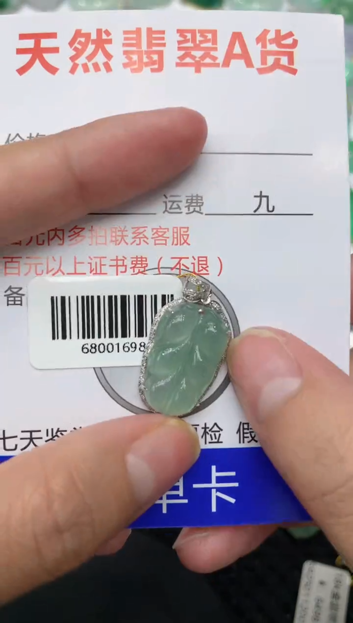 【闪购商品】翡翠颈饰18K金镶嵌111111111