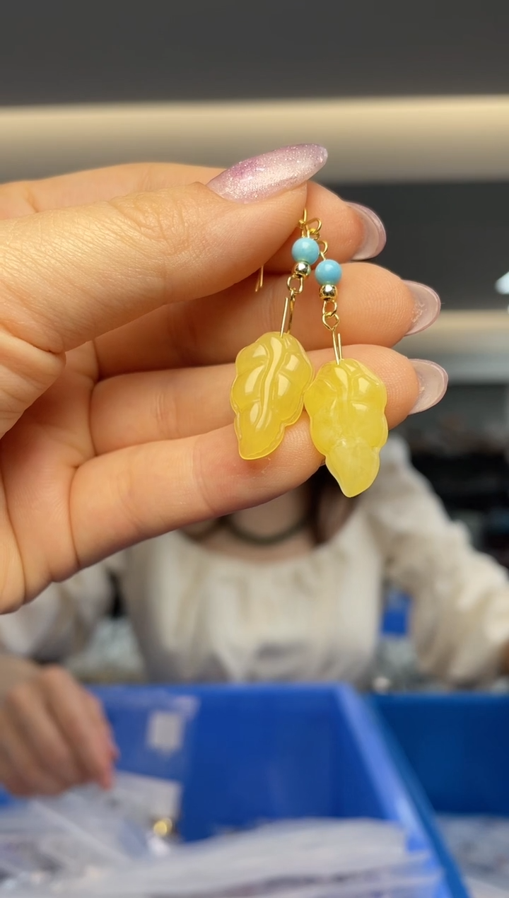 【闪购商品】蜜蜡裸石银S925镶嵌（多样性发一件）