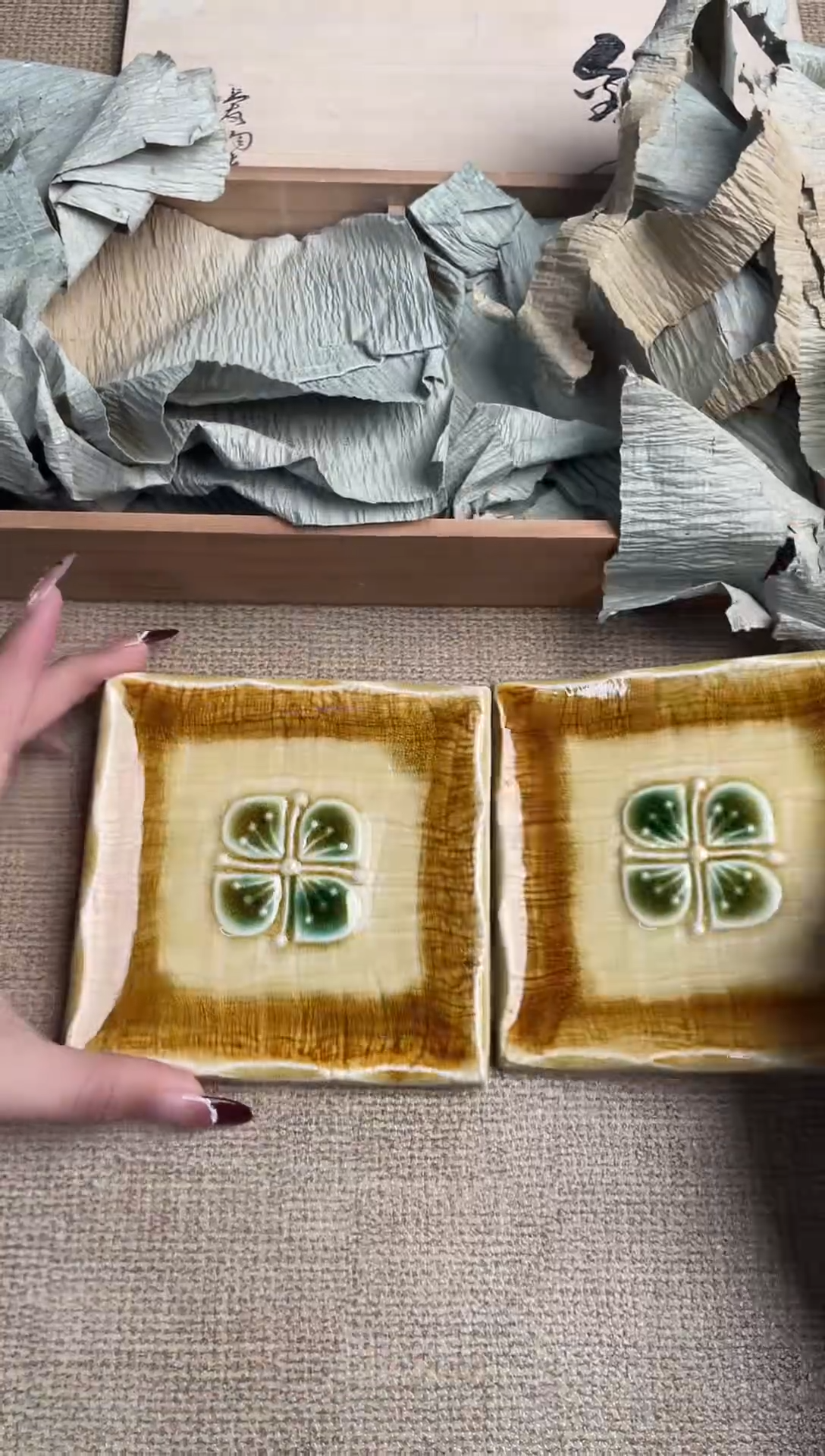 【闪购商品】瓷片山清水秀瓷器五只 23