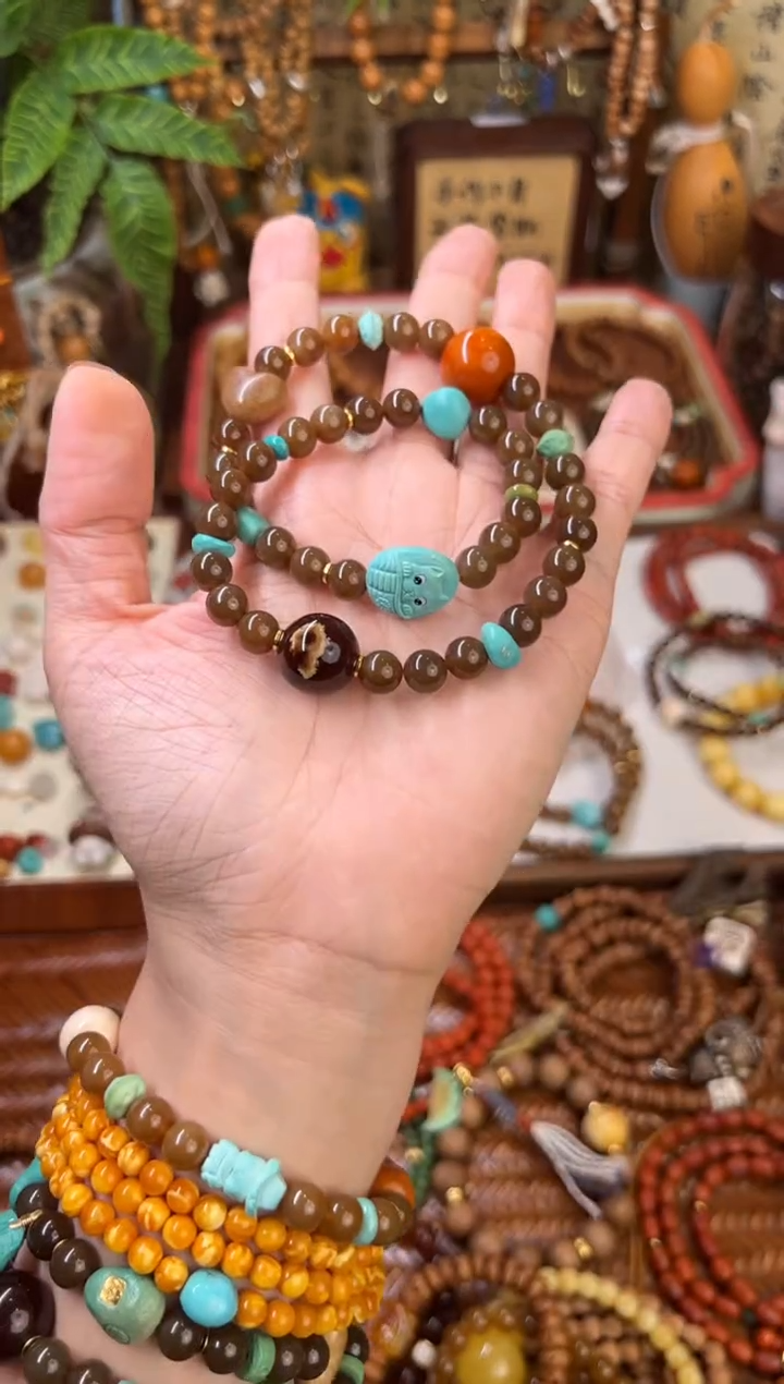 深糖双圈8mm原创设计手串