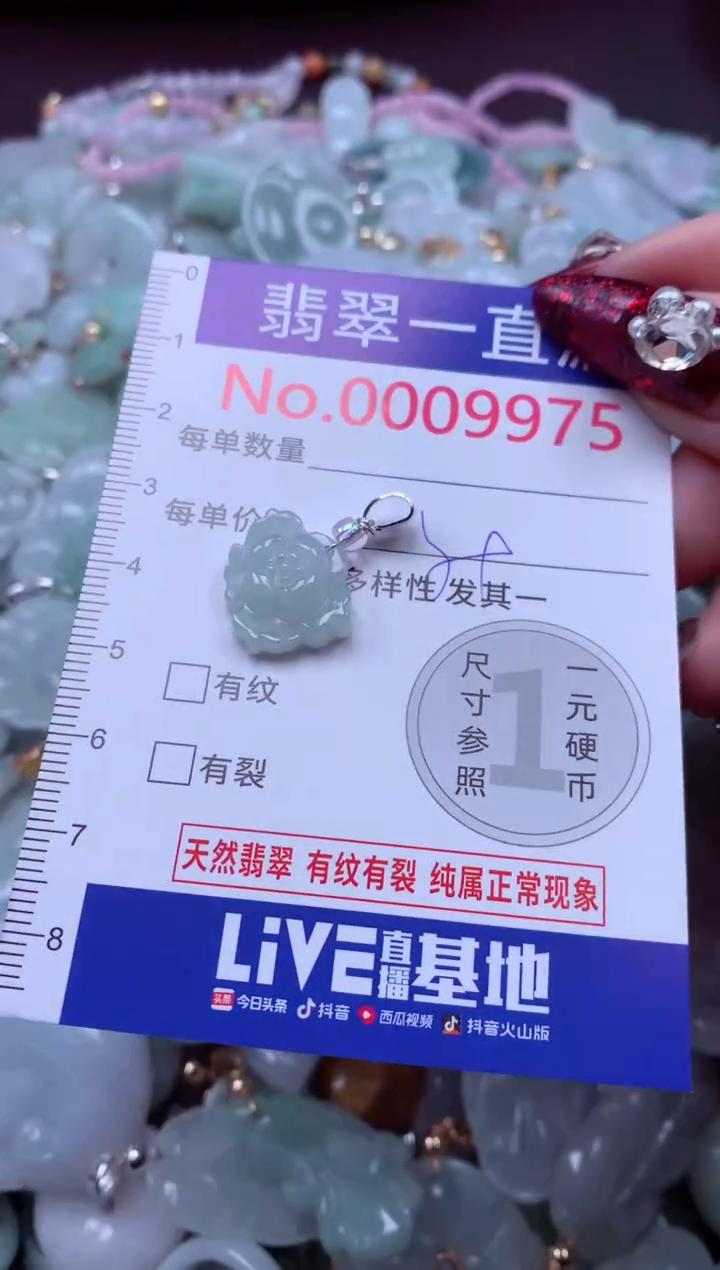 吊坠(不含链)未镶嵌翡翠9975