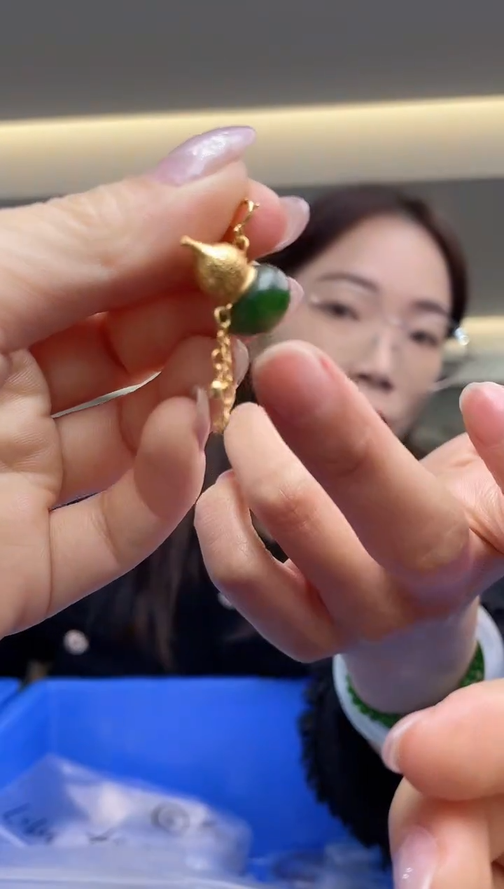 【闪购商品】和田玉`银S925镶嵌（多样性发一件）