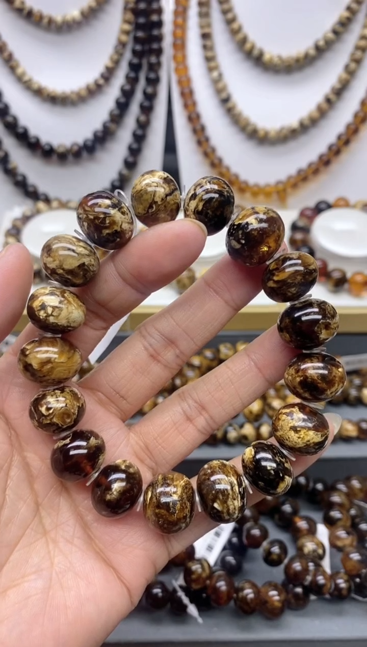 【闪购商品】琥珀手链未镶嵌15琥珀