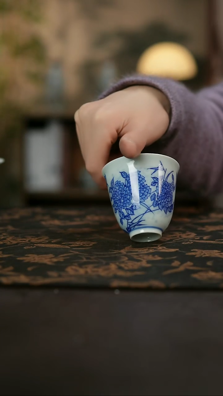 景德镇陶瓷杯碗柴烧多人