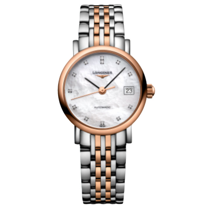 99新 Longines/浪琴 博雅/贝母盘/钻刻/机械/九月/25盘