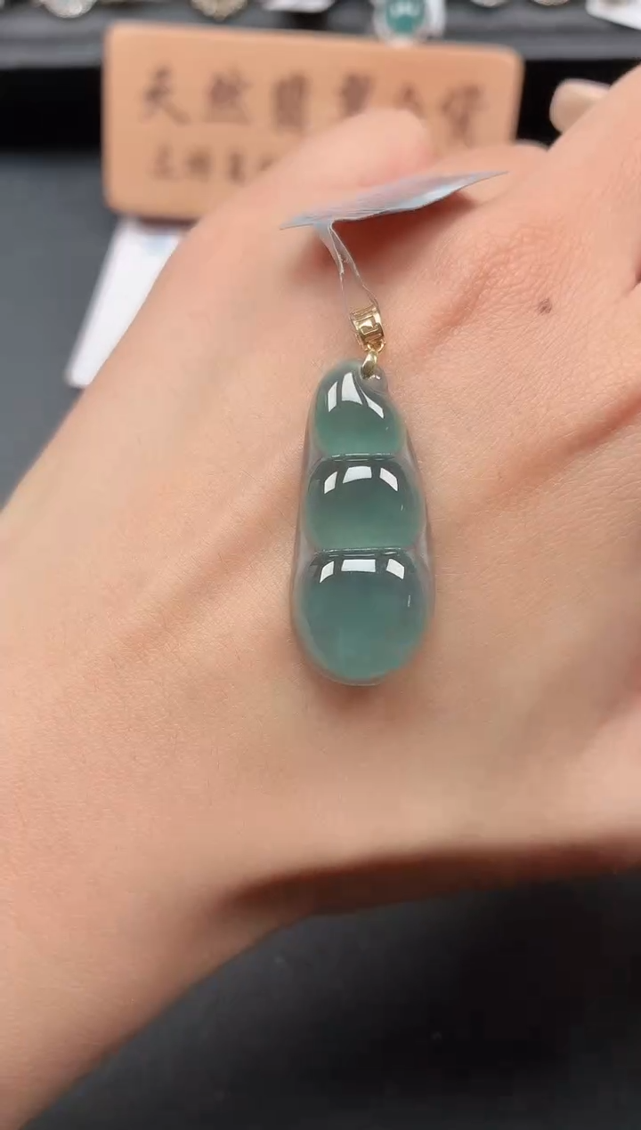 18K金镶嵌戒指翡翠111