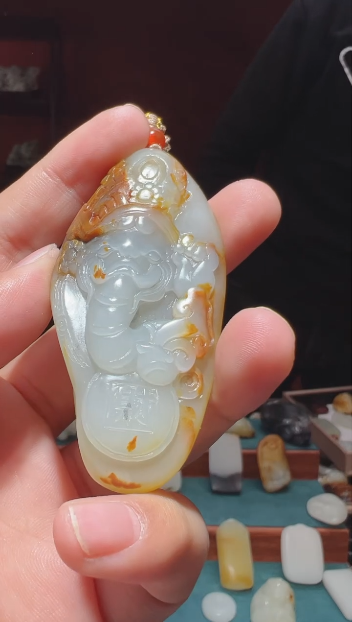 【闪购商品】和田玉吊坠(不含链)未镶嵌1