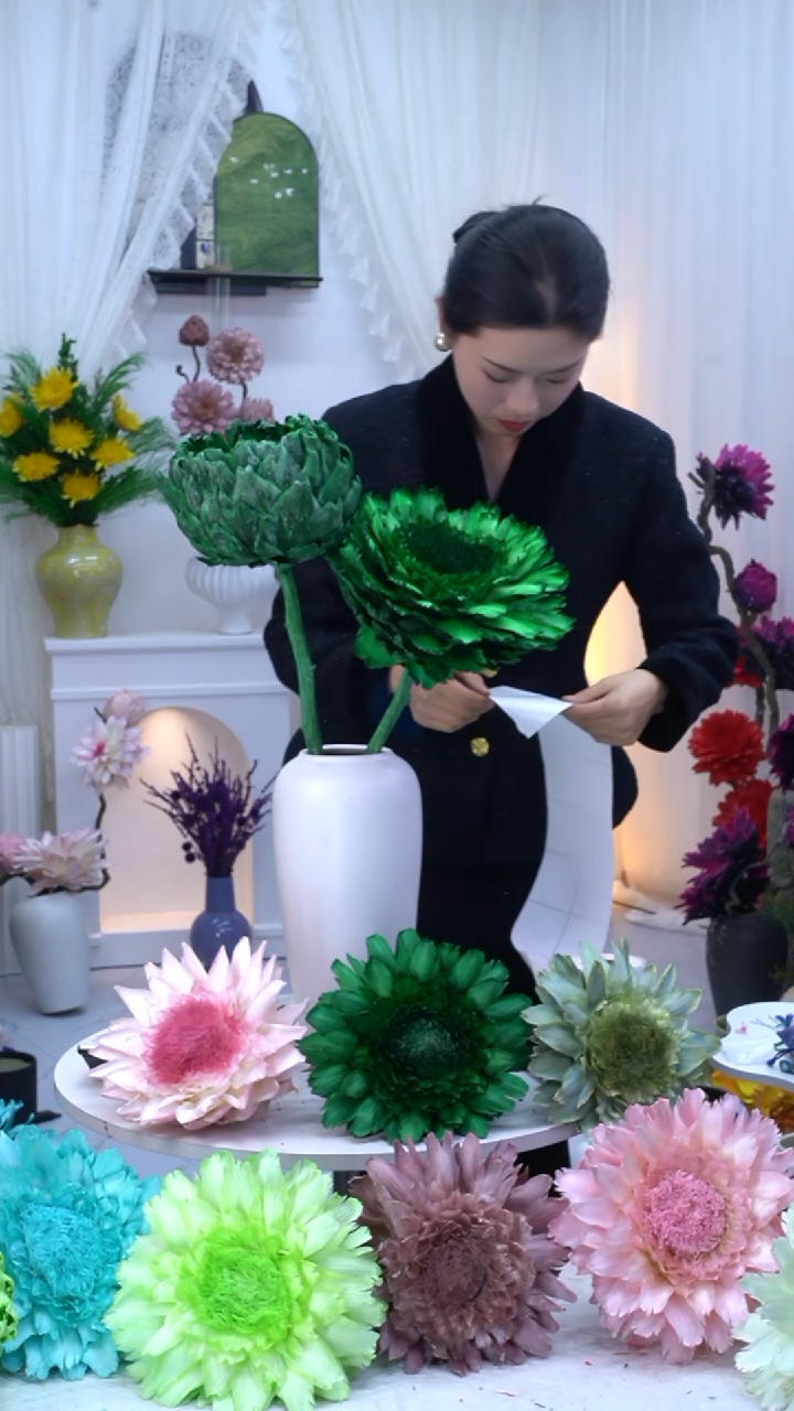 永生洋蓟墨绿2头【叶片有伤】8688