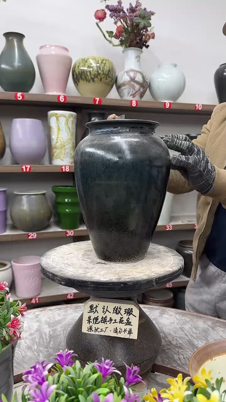 12-13-高28口13瑕-花盆